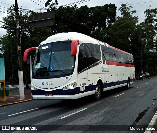 Breda Transportes e Serviços 1709 na cidade de Cubatão, São Paulo, Brasil, por Moiséis Inácio. ID da foto: 8842380.