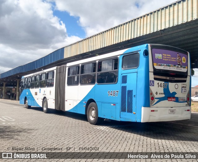 VB Transportes e Turismo 1487 na cidade de Campinas, São Paulo, Brasil, por Henrique Alves de Paula Silva. ID da foto: 8842115.