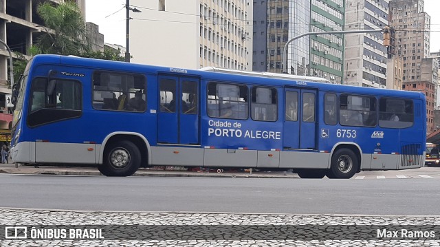 SOPAL - Sociedade de Ônibus Porto-Alegrense Ltda. 6753 na cidade de Porto Alegre, Rio Grande do Sul, Brasil, por Max Ramos. Número da foto: #8843484.