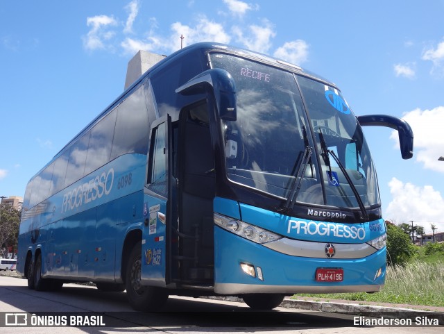 Auto Viação Progresso 6098 na cidade de Natal, Rio Grande do Norte, Brasil, por Elianderson Silva. Número da foto: #8843563.