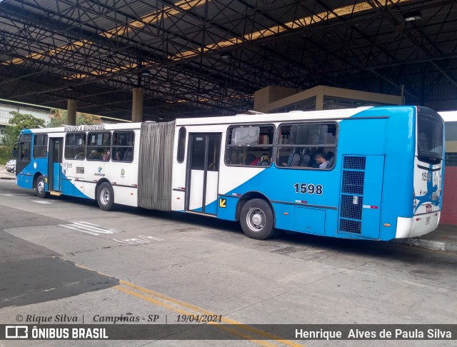 VB Transportes e Turismo 1598 na cidade de Campinas, São Paulo, Brasil, por Henrique Alves de Paula Silva. ID da foto: 8842132.