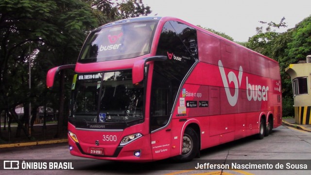 Buser Brasil Tecnologia 3500 na cidade de São Paulo, São Paulo, Brasil, por Jefferson Nascimento de Sousa. ID da foto: 8840551.