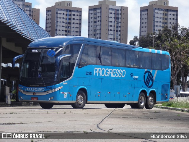 Auto Viação Progresso 6228 na cidade de Natal, Rio Grande do Norte, Brasil, por Elianderson Silva. Número da foto: #8843580.