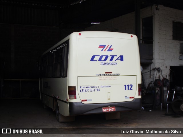 Viação Cota - Cota Transportes 112 na cidade de Matozinhos, Minas Gerais, Brasil, por Luiz Otavio Matheus da Silva. ID da foto: 8845817.