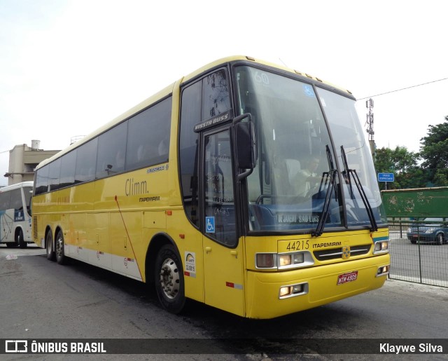 Viação Itapemirim 44215 na cidade de Rio de Janeiro, Rio de Janeiro, Brasil, por Klaywe Silva. Número da foto: #8844133.