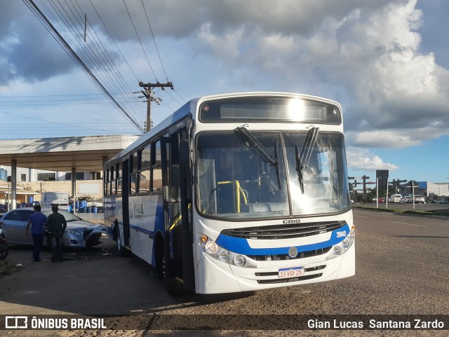 Via Azul Transportes 2043 na cidade de Ji-Paraná, Rondônia, Brasil, por Gian Lucas  Santana Zardo. Número da foto: #8846634.