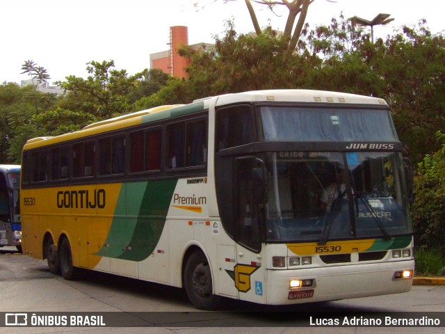 Empresa Gontijo de Transportes 15530 na cidade de São Paulo, São Paulo, Brasil, por Lucas Adriano Bernardino. ID da foto: 8845501.