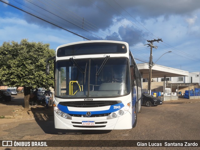 Via Azul Transportes 2043 na cidade de Ji-Paraná, Rondônia, Brasil, por Gian Lucas  Santana Zardo. ID da foto: 8846622.