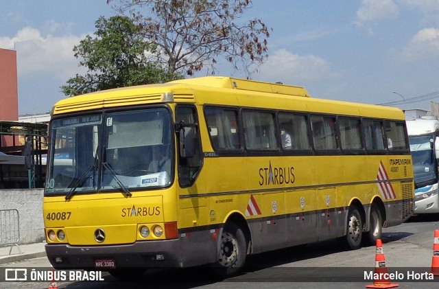 Viação Itapemirim 40087 na cidade de Rio de Janeiro, Rio de Janeiro, Brasil, por Marcelo Horta. ID da foto: 8844229.