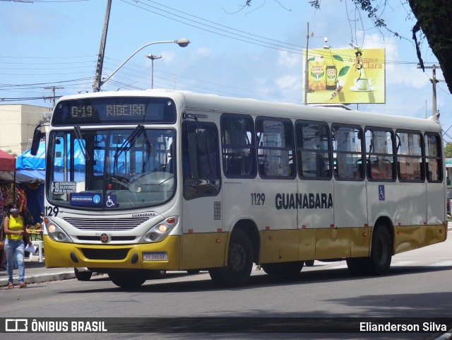 Transportes Guanabara 1129 na cidade de Natal, Rio Grande do Norte, Brasil, por Elianderson Silva. ID da foto: 8843766.