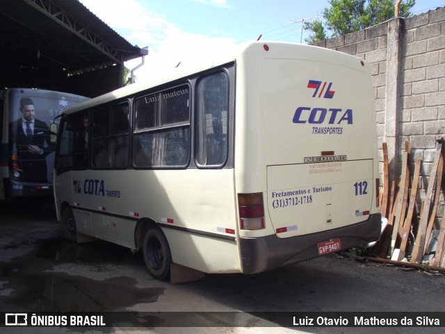 Viação Cota - Cota Transportes 112 na cidade de Matozinhos, Minas Gerais, Brasil, por Luiz Otavio Matheus da Silva. ID da foto: 8845824.