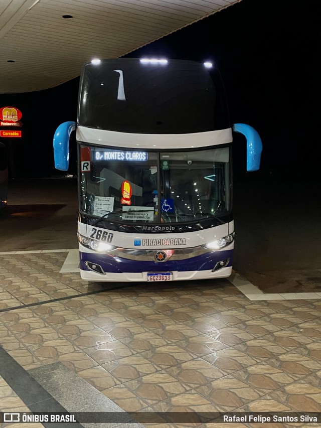 Viação Piracicabana 2660 na cidade de Corinto, Minas Gerais, Brasil, por Rafael Felipe Santos Silva. Número da foto: #8845310.