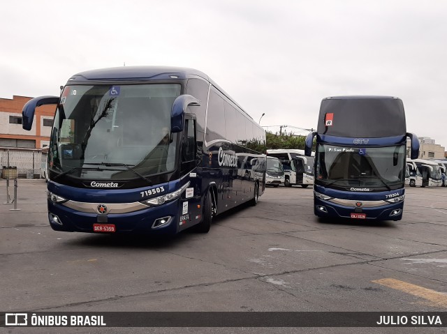 Viação Cometa 719503 na cidade de São Paulo, São Paulo, Brasil, por JULIO SILVA. ID da foto: 8844253.