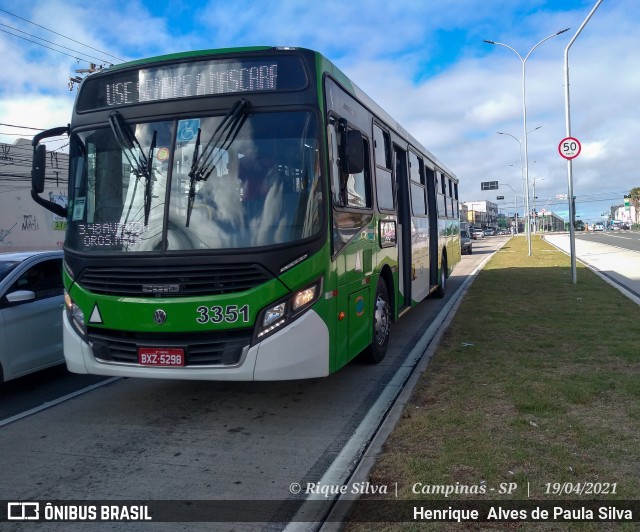 VB Transportes e Turismo 3351 na cidade de Campinas, São Paulo, Brasil, por Henrique Alves de Paula Silva. ID da foto: 8844841.