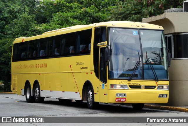 Viação Itapemirim 45315 na cidade de São Paulo, São Paulo, Brasil, por Fernando Antunes. ID da foto: 8847534.