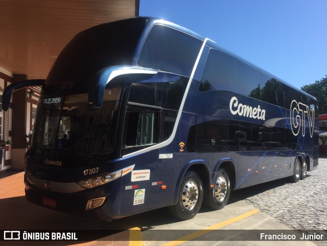 Viação Cometa 17307 na cidade de Queluz, São Paulo, Brasil, por Francisco  Junior. Número da foto: #8849501.
