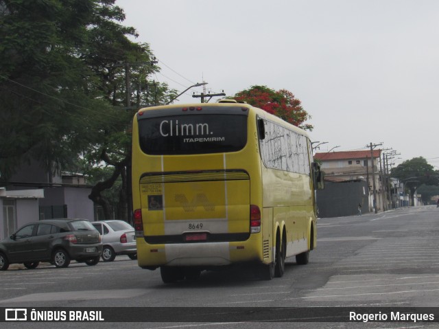 Viação Itapemirim 8649 na cidade de São José dos Campos, São Paulo, Brasil, por Rogerio Marques. ID da foto: 8850222.