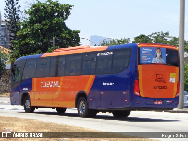 Evanil Transportes e Turismo RJ 132.073 na cidade de Rio de Janeiro, Rio de Janeiro, Brasil, por Roger Silva. Número da foto: #8848842.