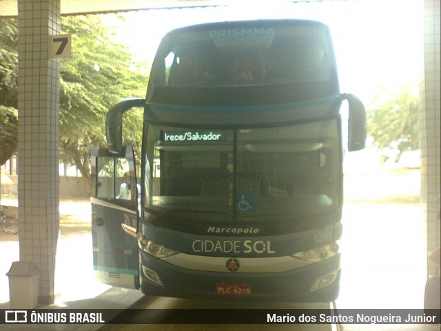 Viação Cidade Sol 8390 na cidade de Irecê, Bahia, Brasil, por Mario dos Santos Nogueira Junior. Número da foto: #8847959.
