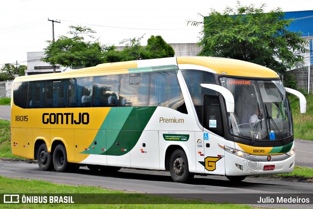 Empresa Gontijo de Transportes 18015 na cidade de Campinas, São Paulo, Brasil, por Julio Medeiros. ID da foto: 8852130.