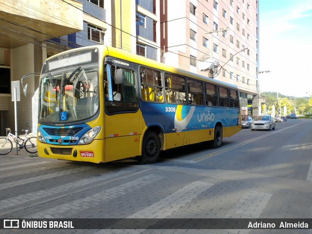 Viação União 3308 na cidade de Viçosa, Minas Gerais, Brasil, por Adriano  Almeida. ID da foto: 8853968.