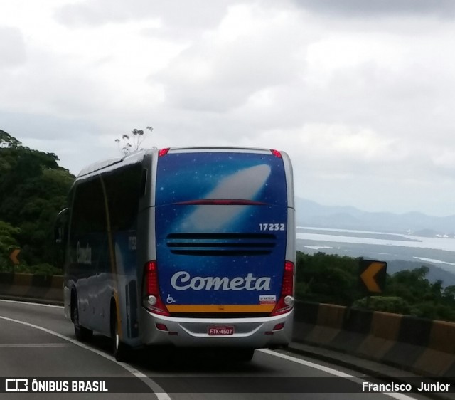 Viação Cometa 17232 na cidade de Cubatão, São Paulo, Brasil, por Francisco  Junior. ID da foto: 8852027.