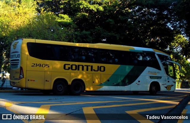 Empresa Gontijo de Transportes 21405 na cidade de São Paulo, São Paulo, Brasil, por Tadeu Vasconcelos. ID da foto: 8852175.