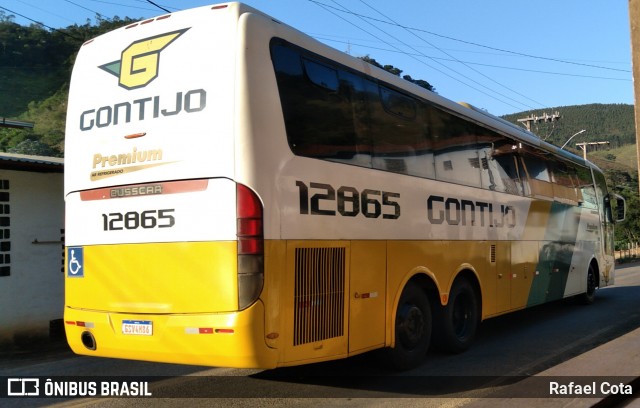 Empresa Gontijo de Transportes 12865 na cidade de Dom Silvério, Minas Gerais, Brasil, por Rafael Cota. Número da foto: #8851914.