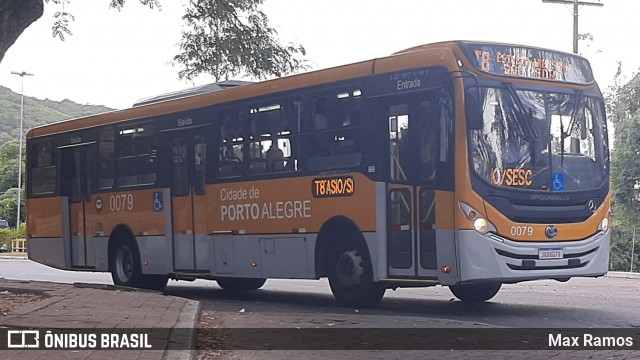 Companhia Carris Porto-Alegrense 0079 na cidade de Porto Alegre, Rio Grande do Sul, Brasil, por Max Ramos. Número da foto: #8853001.