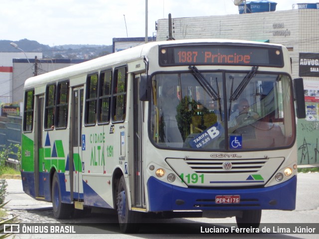 Cidade Alta Transportes 1.191 na cidade de Olinda, Pernambuco, Brasil, por Luciano Ferreira de Lima Júnior. ID da foto: 8853653.