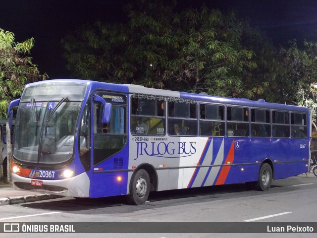 JR Log Bus 20367 na cidade de Serra, Espírito Santo, Brasil, por Luan Peixoto. ID da foto: 8853966.