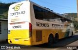 Empresa Gontijo de Transportes 12865 na cidade de Dom Silvério, Minas Gerais, Brasil, por Rafael Cota. Número da foto: #:id.