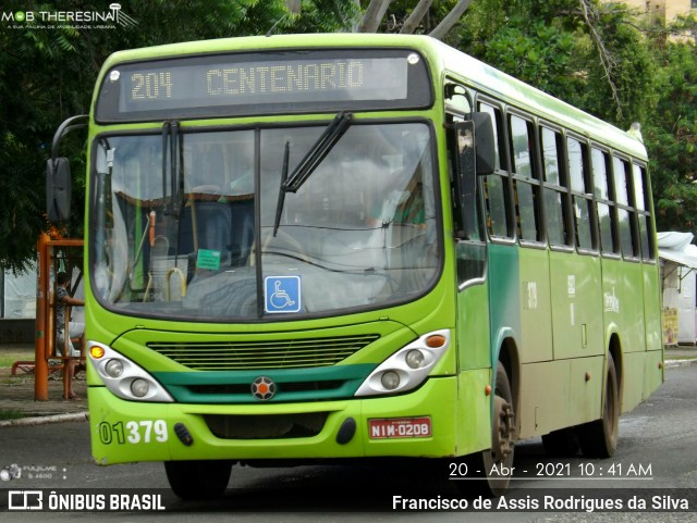 Viação Piauiense 01379 na cidade de Teresina, Piauí, Brasil, por Francisco de Assis Rodrigues da Silva. Número da foto: #8854914.