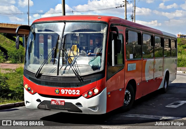 Viação Belo Monte Transportes Coletivos 97052 na cidade de Contagem, Minas Gerais, Brasil, por Juliano Felipe. Número da foto: #8855257.