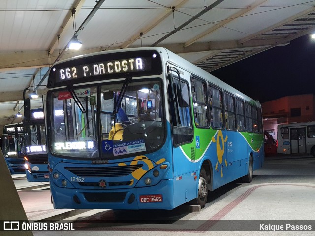 Viação Praia Sol 12152 na cidade de Vila Velha, Espírito Santo, Brasil, por Kaique Passos. Número da foto: #8856118.