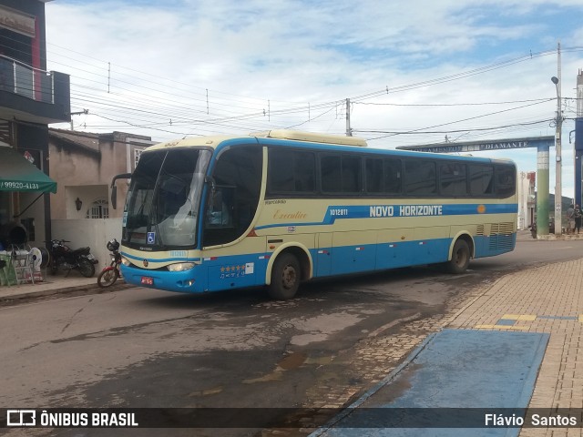 Viação Novo Horizonte 1012811 na cidade de Barra da Estiva, Bahia, Brasil, por Flávio  Santos. ID da foto: 8854904.