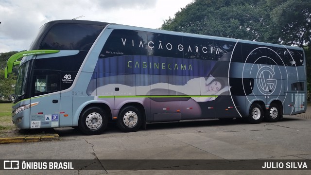 Viação Garcia 8614 na cidade de São Paulo, São Paulo, Brasil, por JULIO SILVA. ID da foto: 8856918.