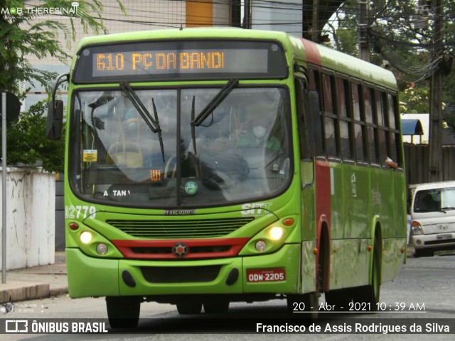 Viação Santana 02779 na cidade de Teresina, Piauí, Brasil, por Francisco de Assis Rodrigues da Silva. Número da foto: #8854924.