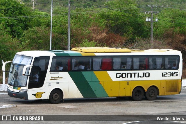 Empresa Gontijo de Transportes 12315 na cidade de Aracaju, Sergipe, Brasil, por Weiller Alves. ID da foto: 8855817.