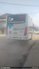 Viação Estrela 6.074 na cidade de São Gonçalo, Rio de Janeiro, Brasil, por Albino Macedo. Número da foto: #:id.