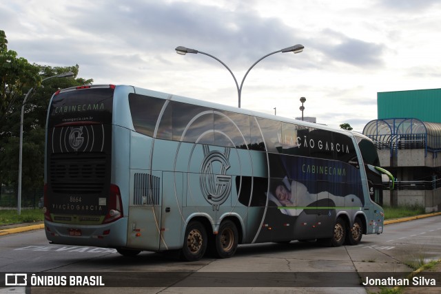 Viação Garcia 8664 na cidade de São Paulo, São Paulo, Brasil, por Jonathan Silva. ID da foto: 8857220.