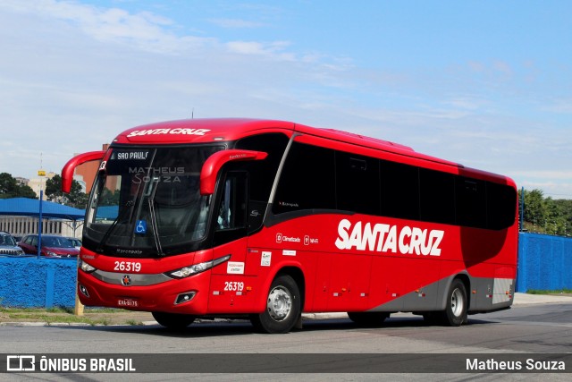 Viação Santa Cruz 26319 na cidade de São Paulo, São Paulo, Brasil, por Matheus Souza. Número da foto: #8859602.