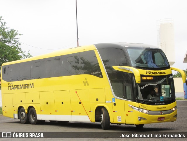 Viação Itapemirim 17023 na cidade de Teresina, Piauí, Brasil, por José Ribamar Lima Fernandes. Número da foto: #8858280.