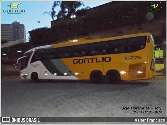 Empresa Gontijo de Transportes 18275 na cidade de Belo Horizonte, Minas Gerais, Brasil, por Valter Francisco. Número da foto: #8858504.