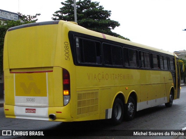 Viação Itapemirim 50080 na cidade de Rio de Janeiro, Rio de Janeiro, Brasil, por Michel Soares da Rocha. ID da foto: 8862434.