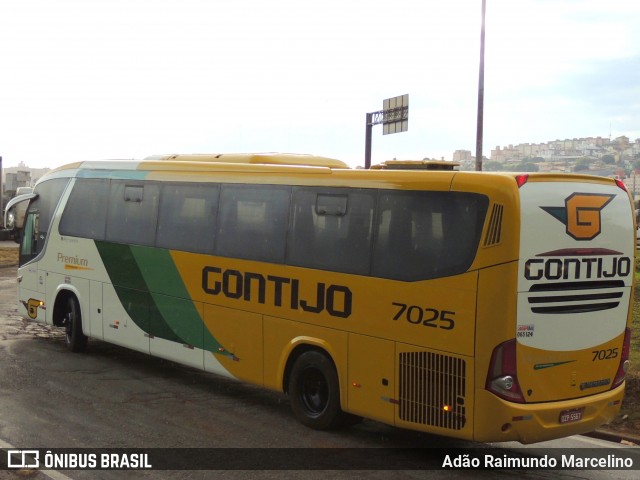 Empresa Gontijo de Transportes 7025 na cidade de Belo Horizonte, Minas Gerais, Brasil, por Adão Raimundo Marcelino. ID da foto: 8862454.