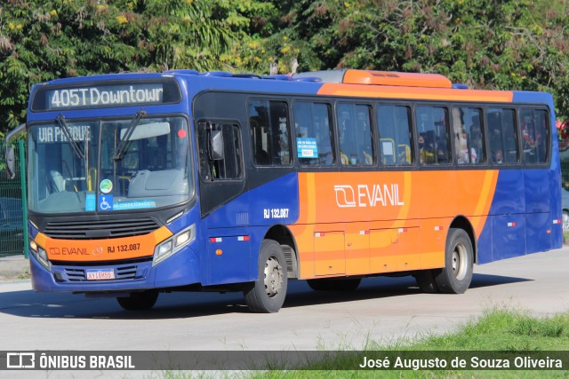 Evanil Transportes e Turismo RJ 132.087 na cidade de Rio de Janeiro, Rio de Janeiro, Brasil, por José Augusto de Souza Oliveira. ID da foto: 8861539.