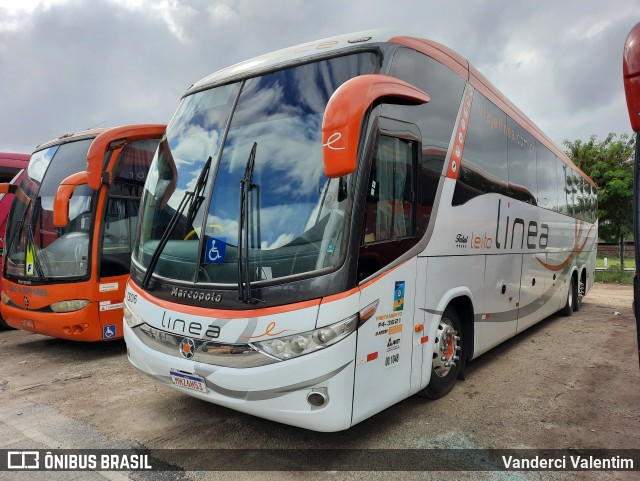 Linea Transportes e Turismo Ltda. 1306 na cidade de São Paulo, São Paulo, Brasil, por Vanderci Valentim. Número da foto: #8860825.
