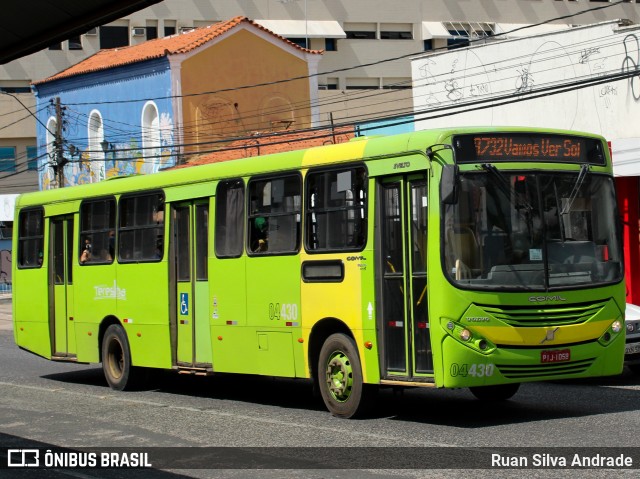 Transcol Transportes Coletivos 04430 na cidade de Teresina, Piauí, Brasil, por Ruan Silva Andrade. ID da foto: 8860523.