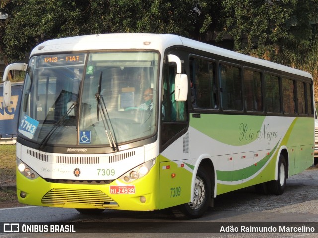 Rio Negro Fretamento e Turismo 7309 na cidade de Belo Horizonte, Minas Gerais, Brasil, por Adão Raimundo Marcelino. ID da foto: 8862552.